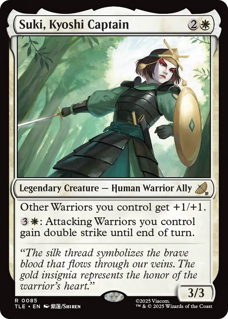 Magic: The Gathering - Suki, Kyoshi Captain - Avatar: The Last Airbender Eternal