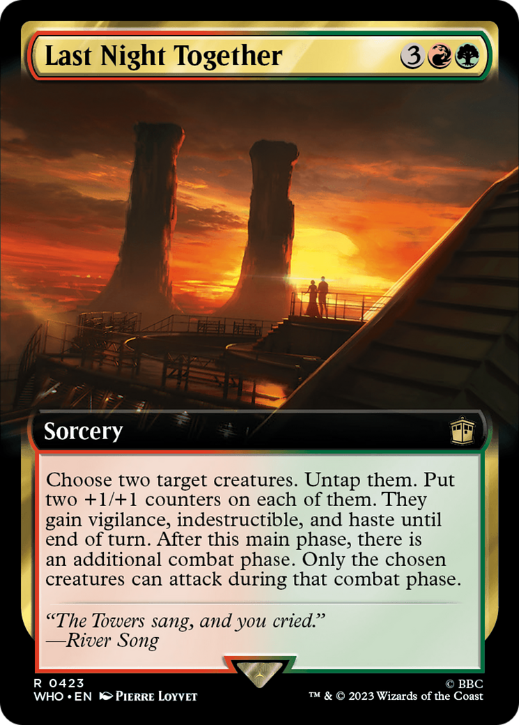 Magic: The Gathering - Last Night Together Foil - Doctor Who