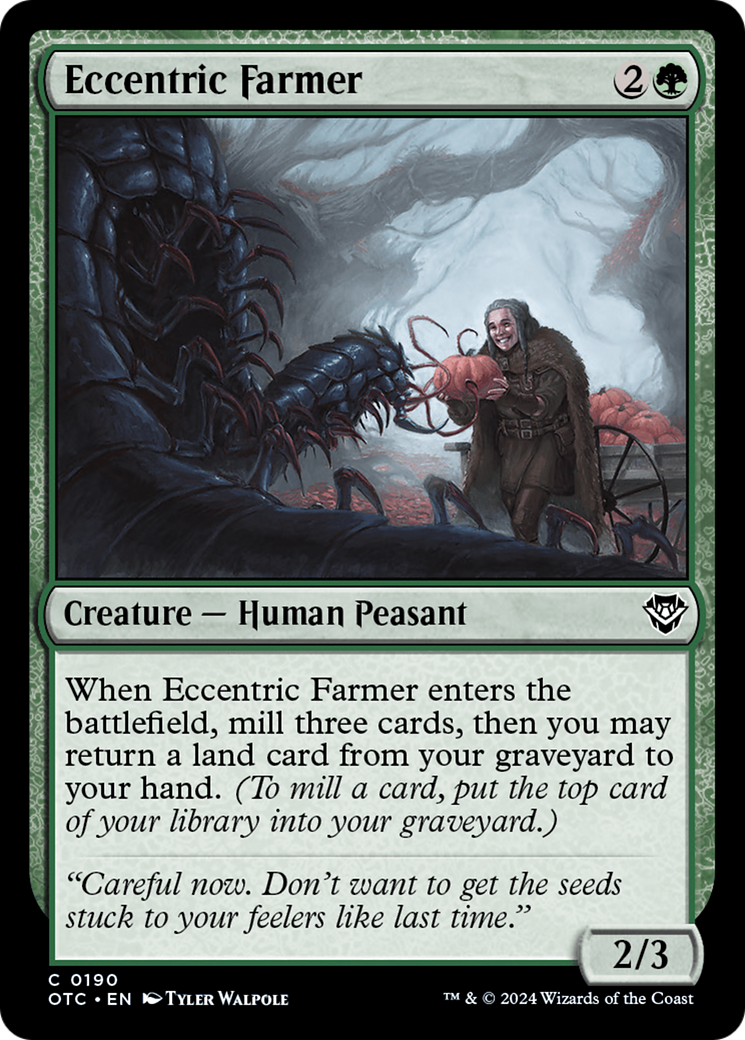 Magic: The Gathering - Eccentric Farmer - Outlaws of Thunder Junction Commander