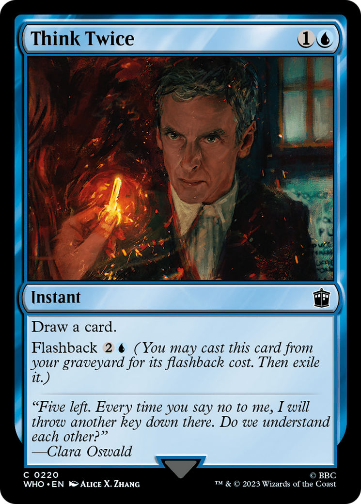 Magic: The Gathering - Think Twice Foil - Doctor Who