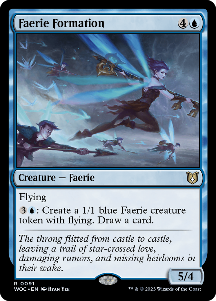 Magic: The Gathering - Faerie Formation - Wilds of Eldraine Commander