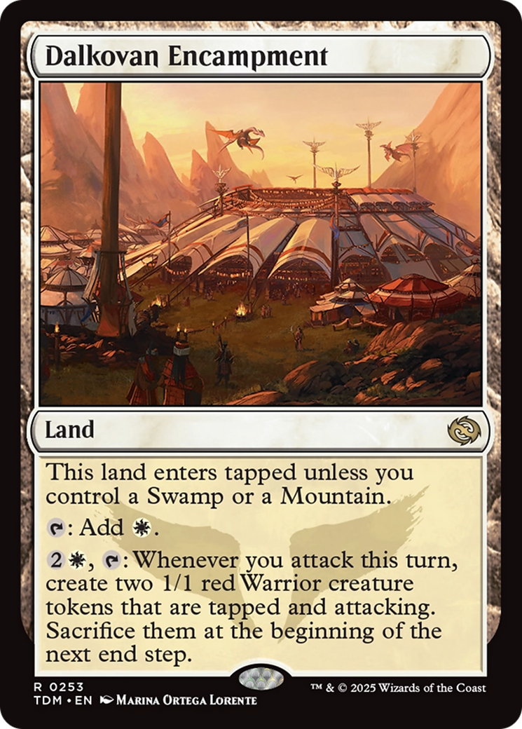Magic: The Gathering - Dalkovan Encampment Foil - Tarkir: Dragonstorm