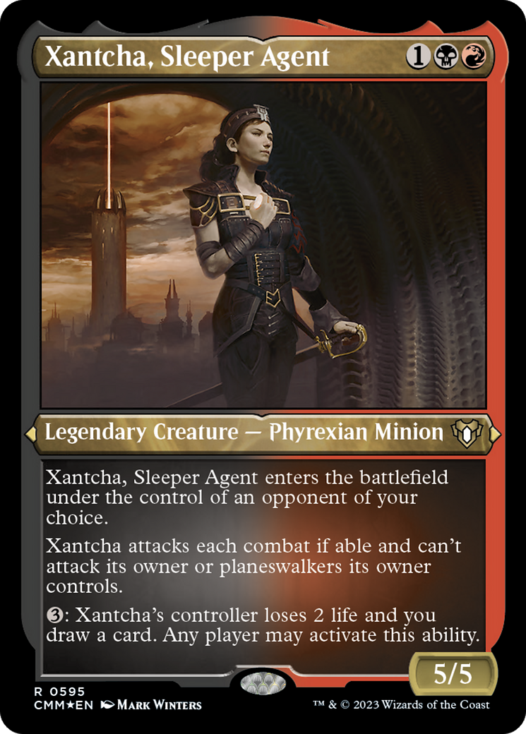 Magic: The Gathering - Xantcha, Sleeper Agent Foil - Commander Masters