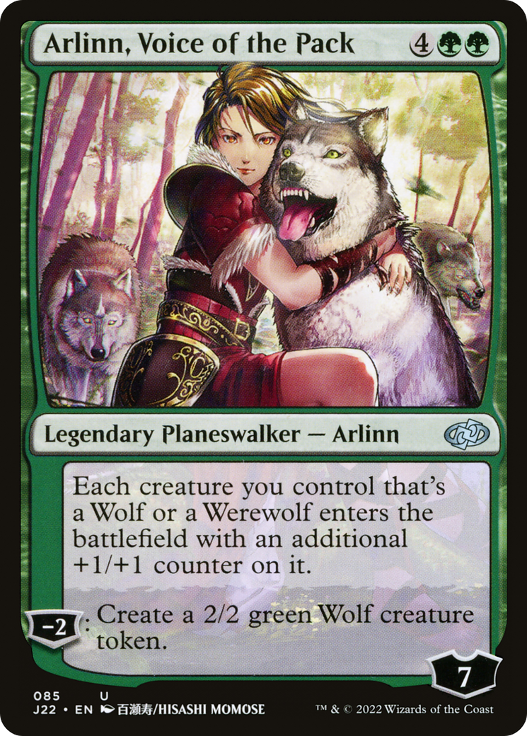 Magic: The Gathering - Arlinn, Voice of the Pack - Jumpstart 2022