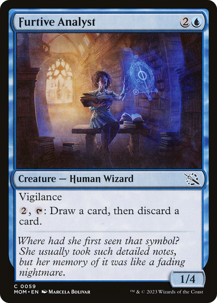Magic: The Gathering - Furtive Analyst - March of the Machine