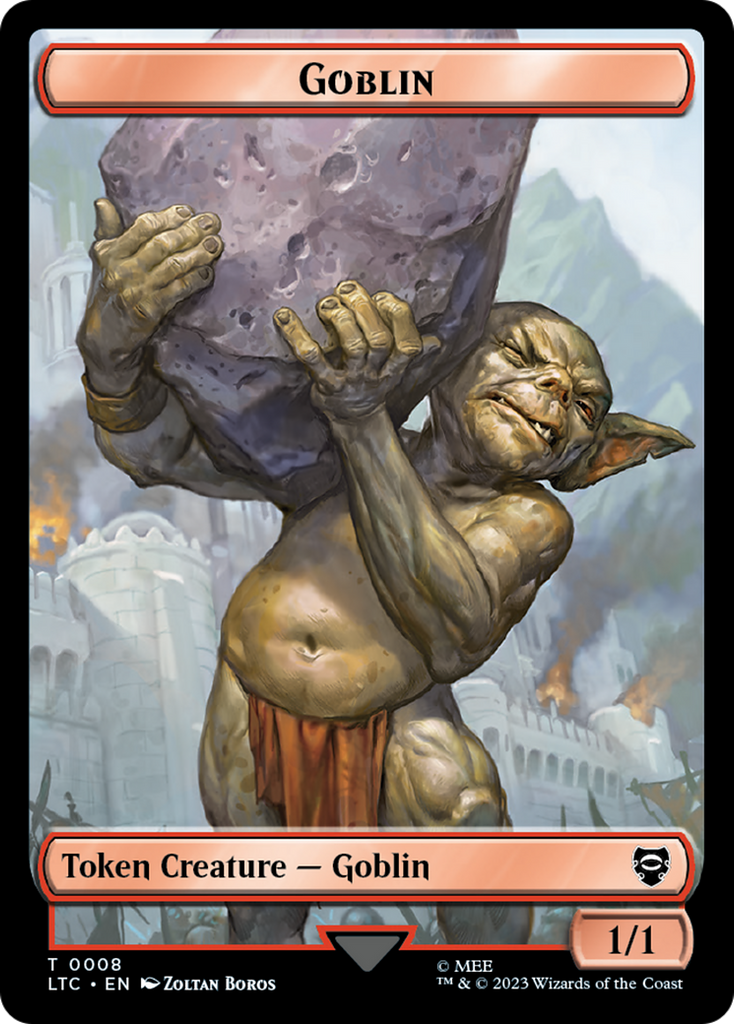 Magic: The Gathering - Goblin Token - Tales of Middle-earth Commander Tokens
