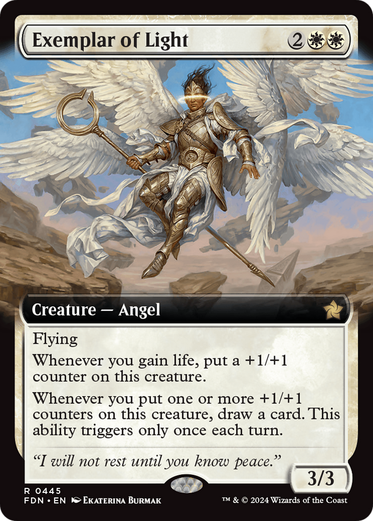 Magic: The Gathering - Exemplar of Light Foil - Foundations