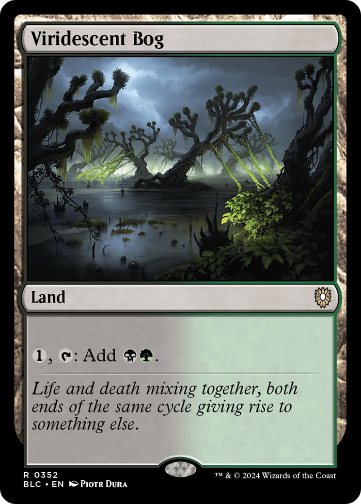Magic: The Gathering - Viridescent Bog - Bloomburrow Commander