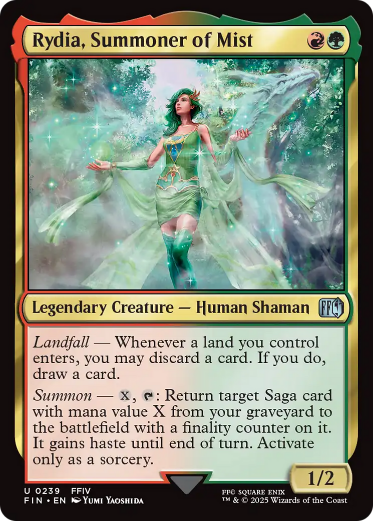 Magic: The Gathering - Rydia, Summoner of Mist Foil - Final Fantasy
