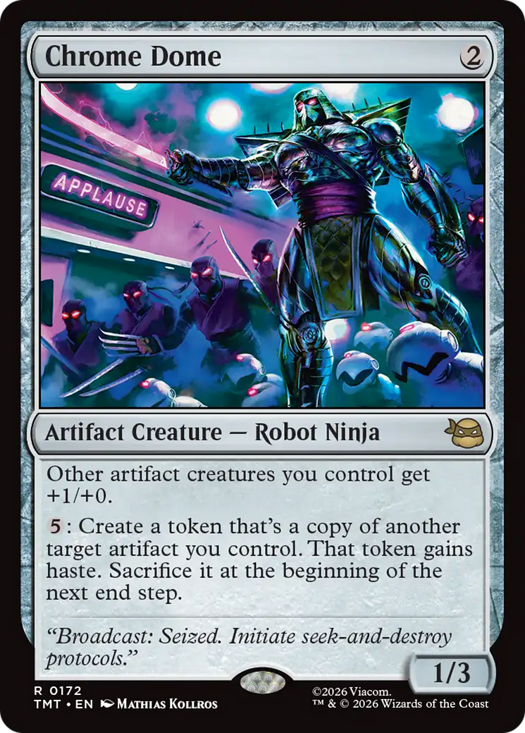 Magic: The Gathering - Chrome Dome - Teenage Mutant Ninja Turtles