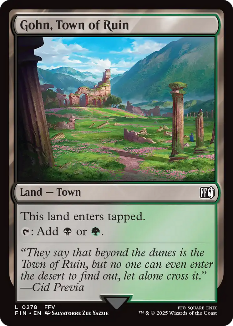 Magic: The Gathering - Gohn, Town of Ruin Foil - Final Fantasy