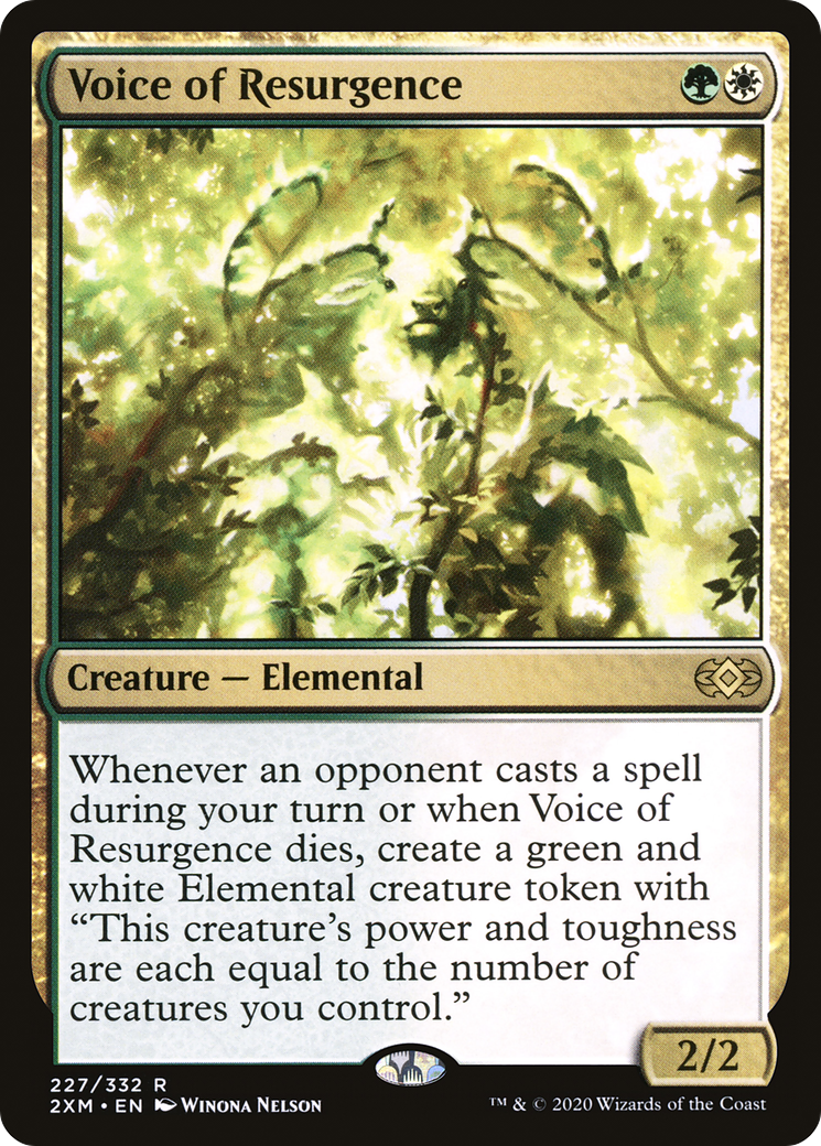 Magic: The Gathering - Voice of Resurgence Foil - Double Masters