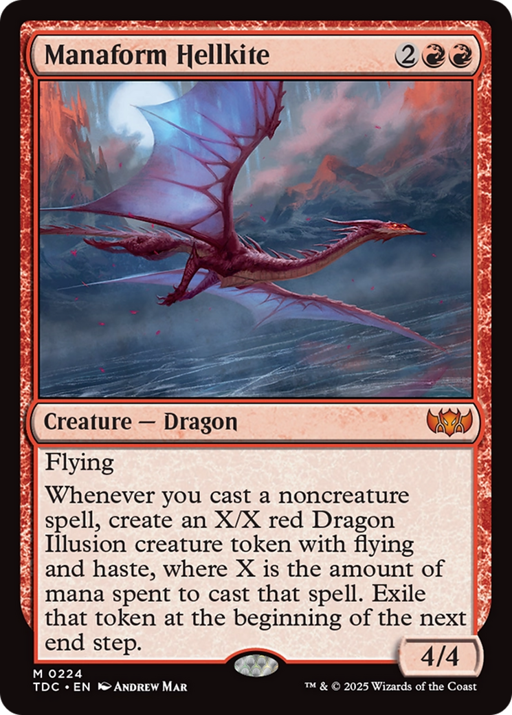 Magic: The Gathering - Manaform Hellkite - Tarkir: Dragonstorm Commander