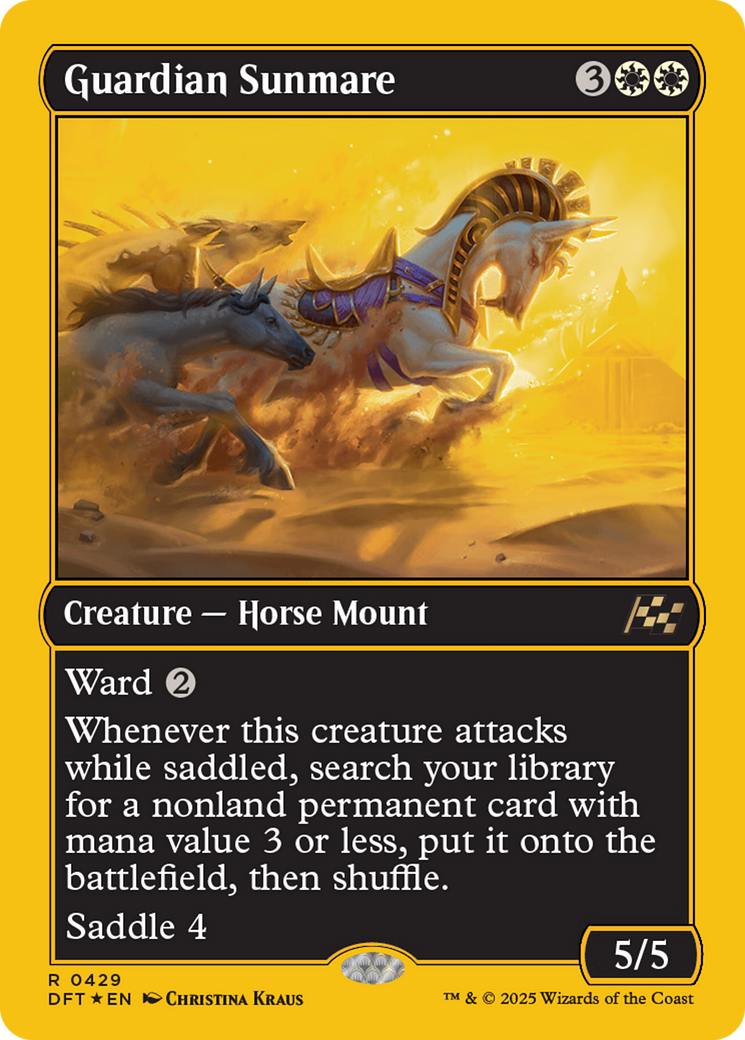 Magic: The Gathering - Guardian Sunmare Foil - Aetherdrift
