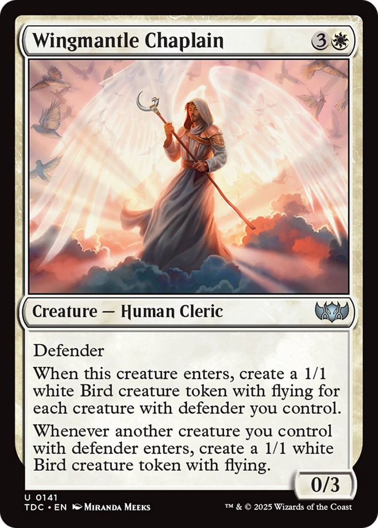 Magic: The Gathering - Wingmantle Chaplain - Tarkir: Dragonstorm Commander