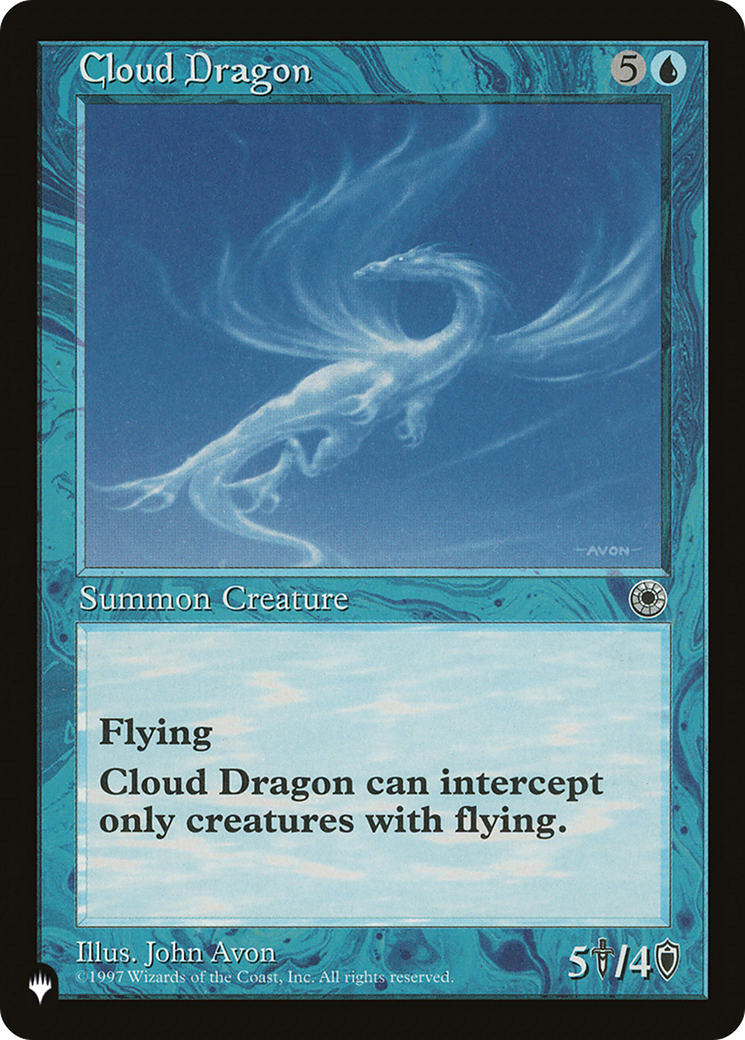 Magic: The Gathering - Cloud Dragon - The List