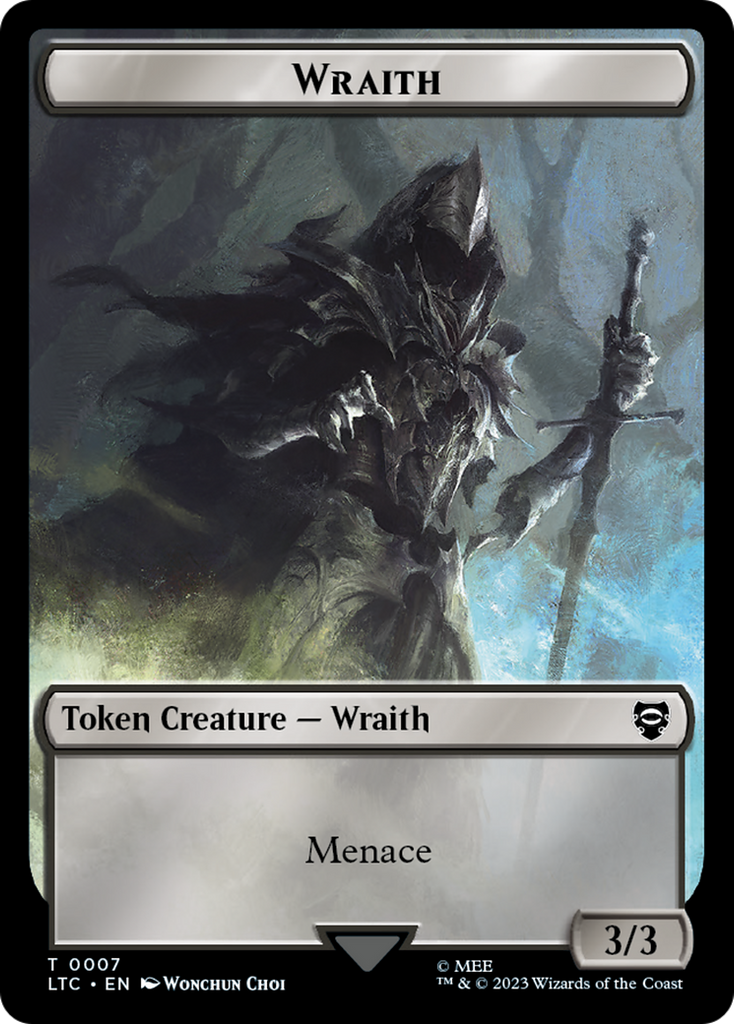 Magic: The Gathering - Wraith Token - Tales of Middle-earth Commander Tokens