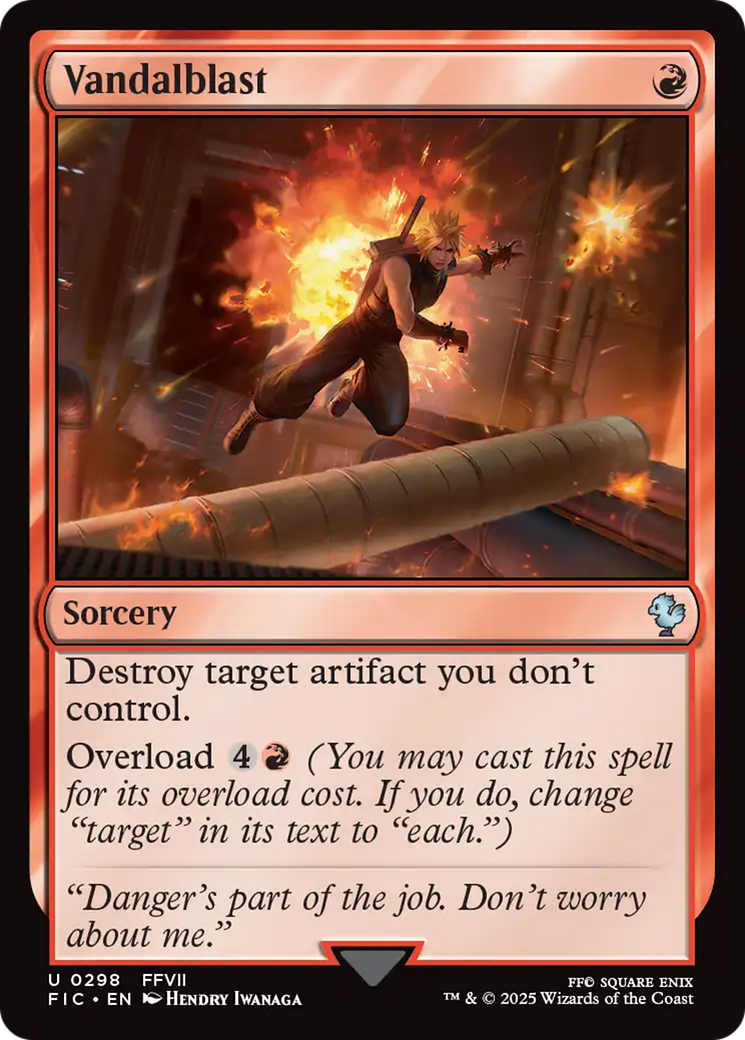 Magic: The Gathering - Vandalblast - Final Fantasy Commander
