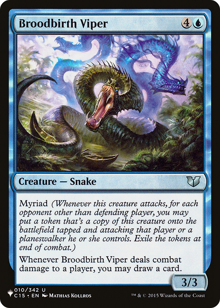 Magic: The Gathering - Broodbirth Viper - The List