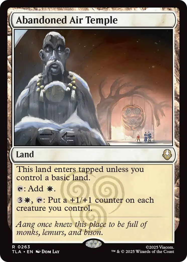Magic: The Gathering - Abandoned Air Temple Foil - Avatar: The Last Airbender