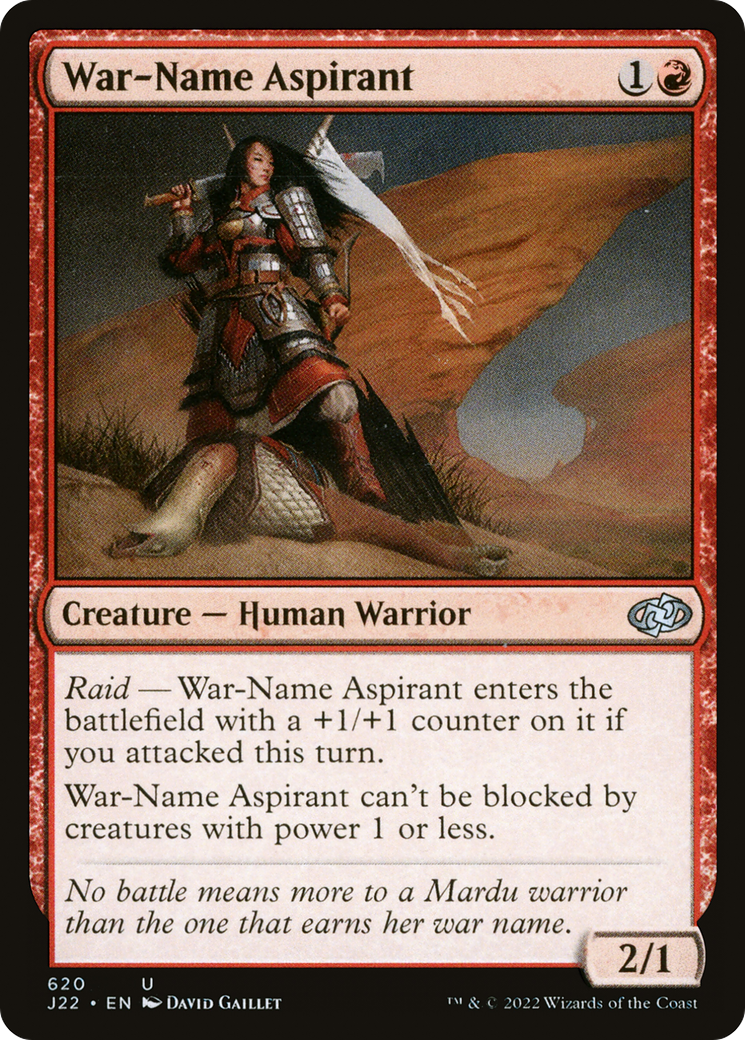 Magic: The Gathering - War-Name Aspirant - Jumpstart 2022