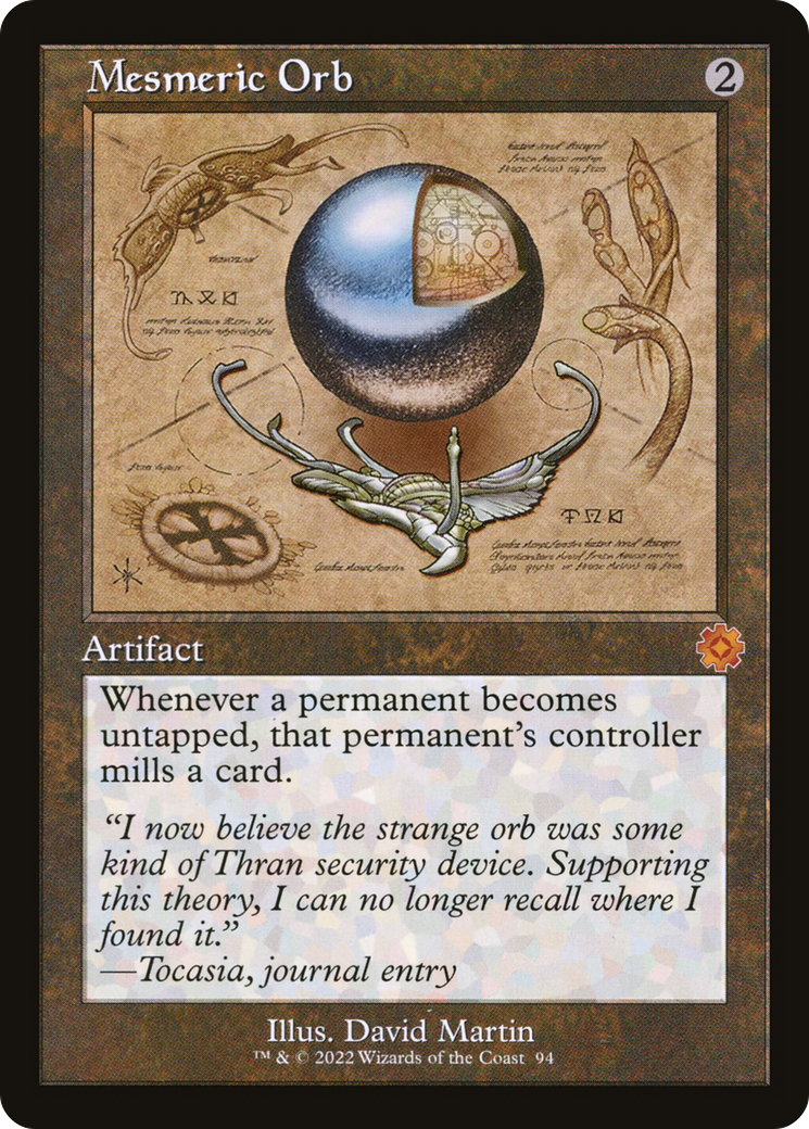 Magic: The Gathering - Mesmeric Orb - The Brothers' War Retro Artifacts
