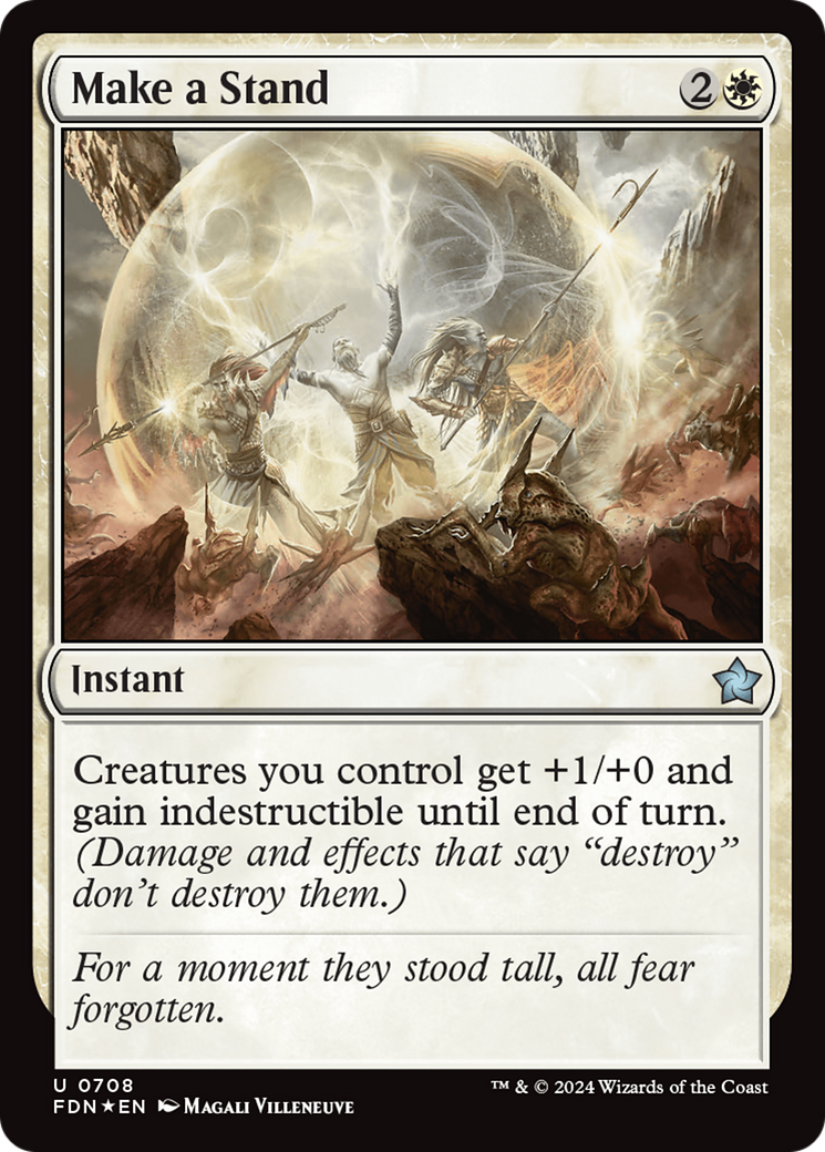 Magic: The Gathering - Make a Stand Foil - Foundations