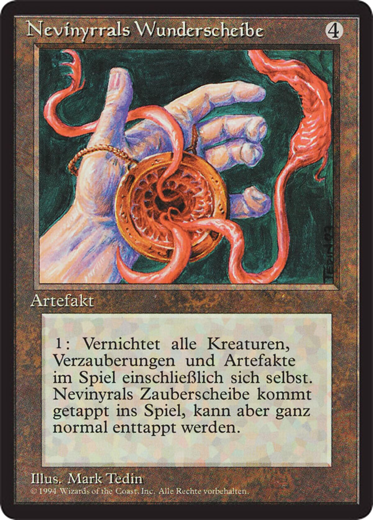 Magic: The Gathering - Nevinyrrals Wunderscheibe - Foreign Black Border