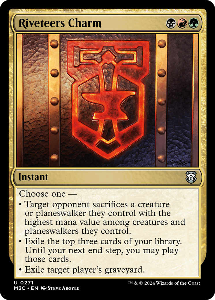 Magic: The Gathering - Riveteers Charm - Modern Horizons 3 Commander