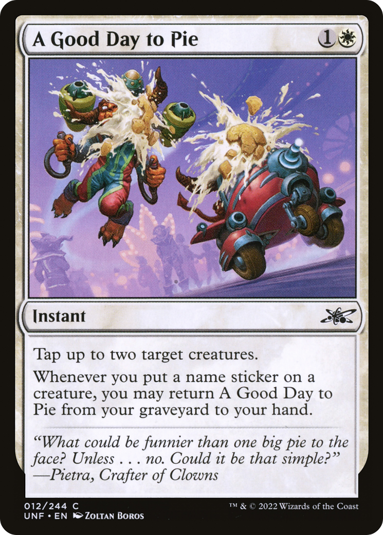 Magic: The Gathering - A Good Day to Pie - Unfinity