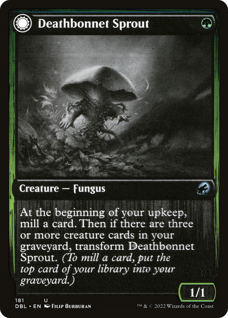 Magic: The Gathering - Deathbonnet Sprout // Deathbonnet Hulk - Innistrad: Double Feature