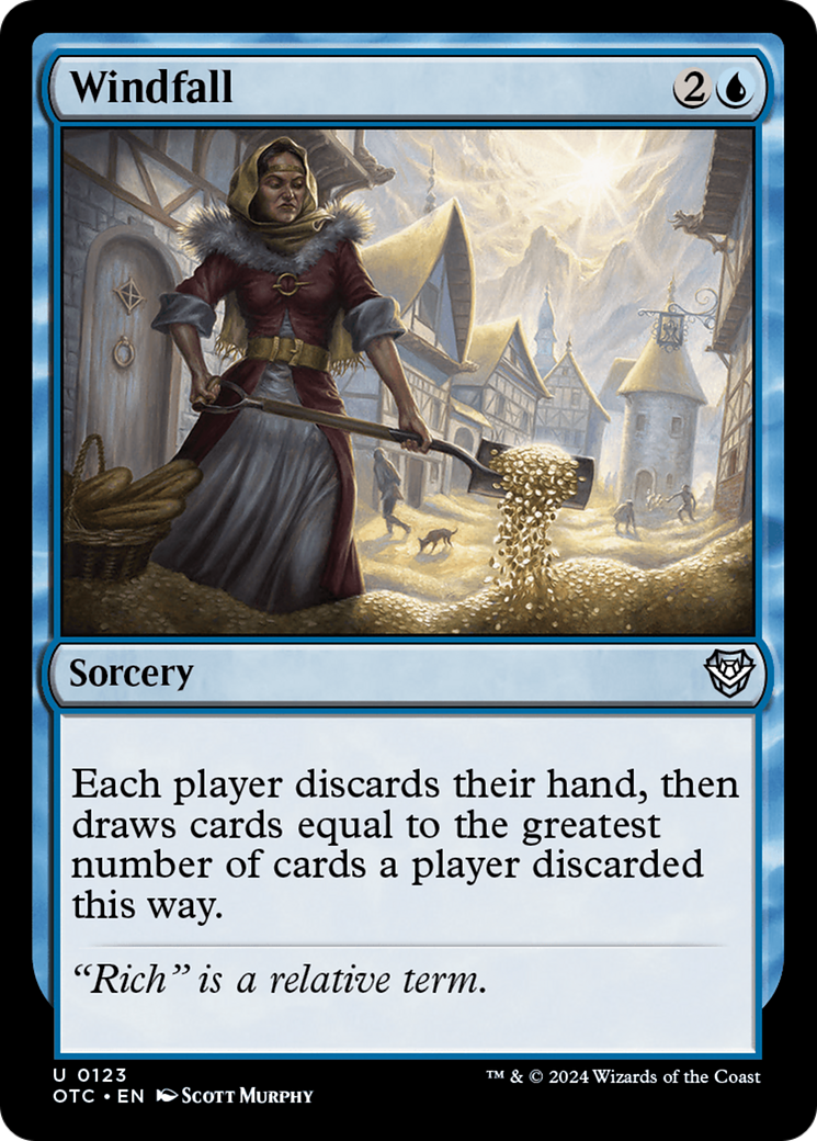 Magic: The Gathering - Windfall - Outlaws of Thunder Junction Commander