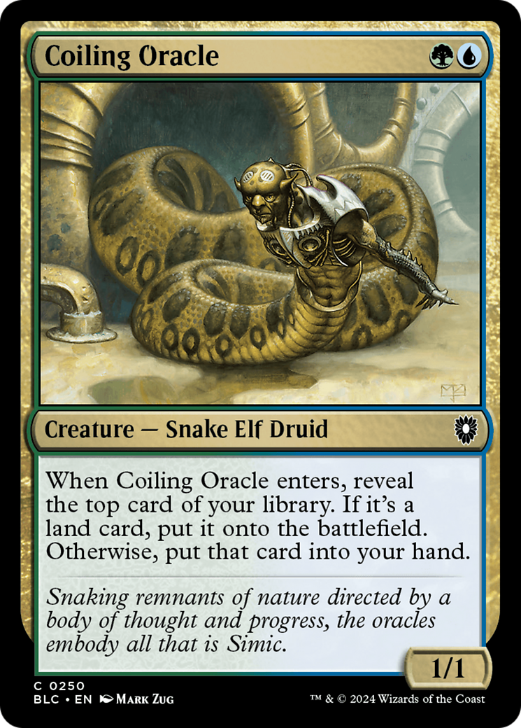 Magic: The Gathering - Coiling Oracle - Bloomburrow Commander