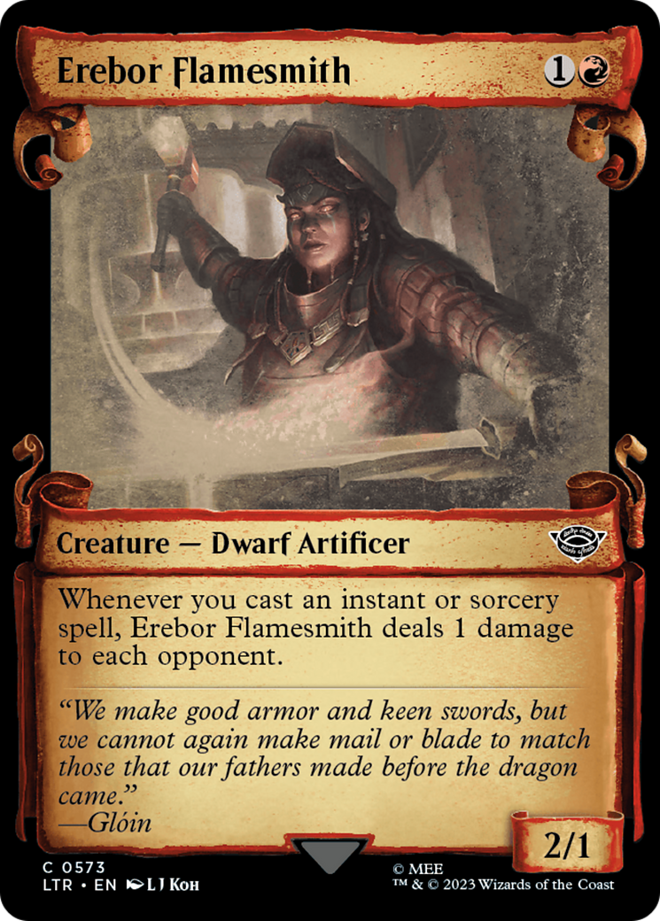 Magic: The Gathering - Erebor Flamesmith Foil - The Lord of the Rings: Tales of Middle-earth