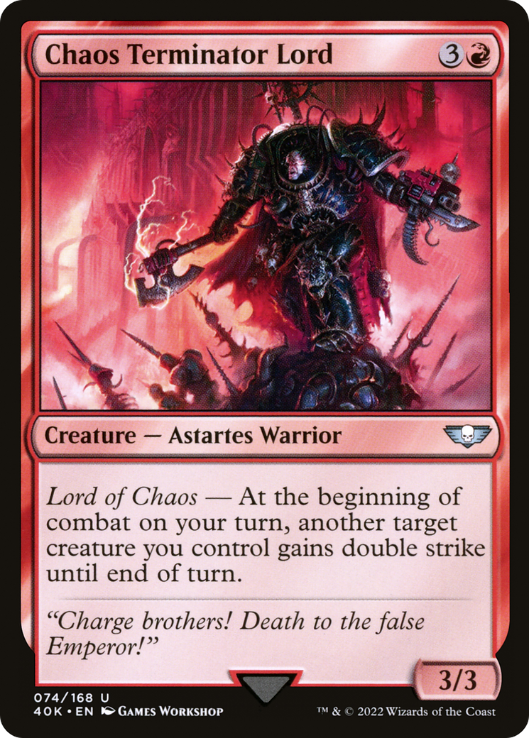 Magic: The Gathering - Chaos Terminator Lord - Warhammer 40000 Commander