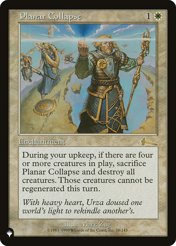 Magic: The Gathering - Planar Collapse - The List