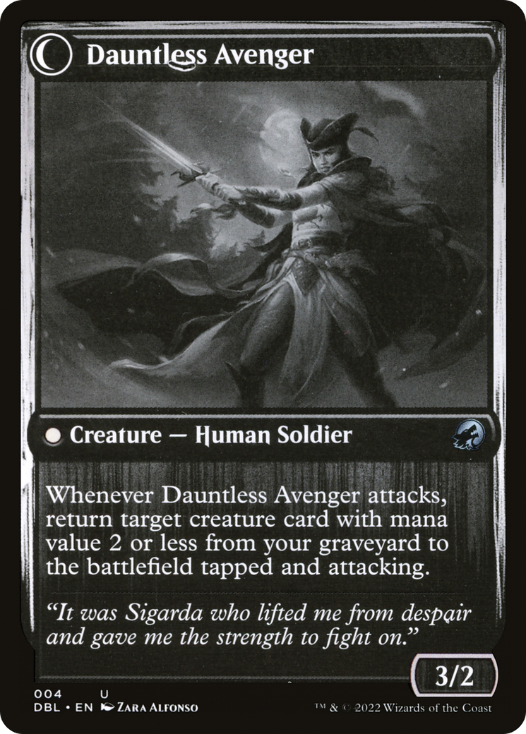 Magic: The Gathering - Bereaved Survivor // Dauntless Avenger - Innistrad: Double Feature