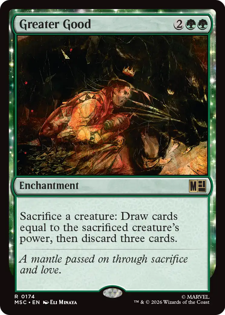 Magic: The Gathering - Greater Good - Marvel Super Heroes Commander
