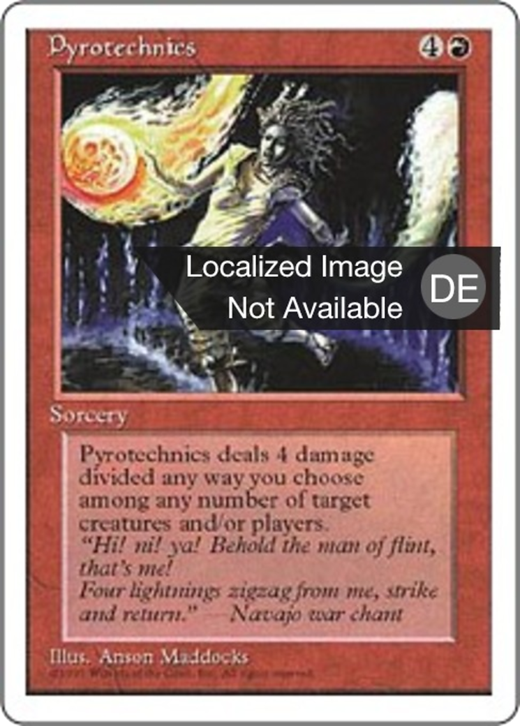 Magic: The Gathering - Pyrotechnik - Fourth Edition