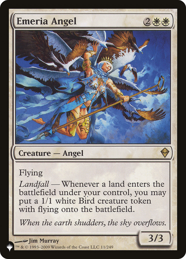 Magic: The Gathering - Emeria Angel - The List