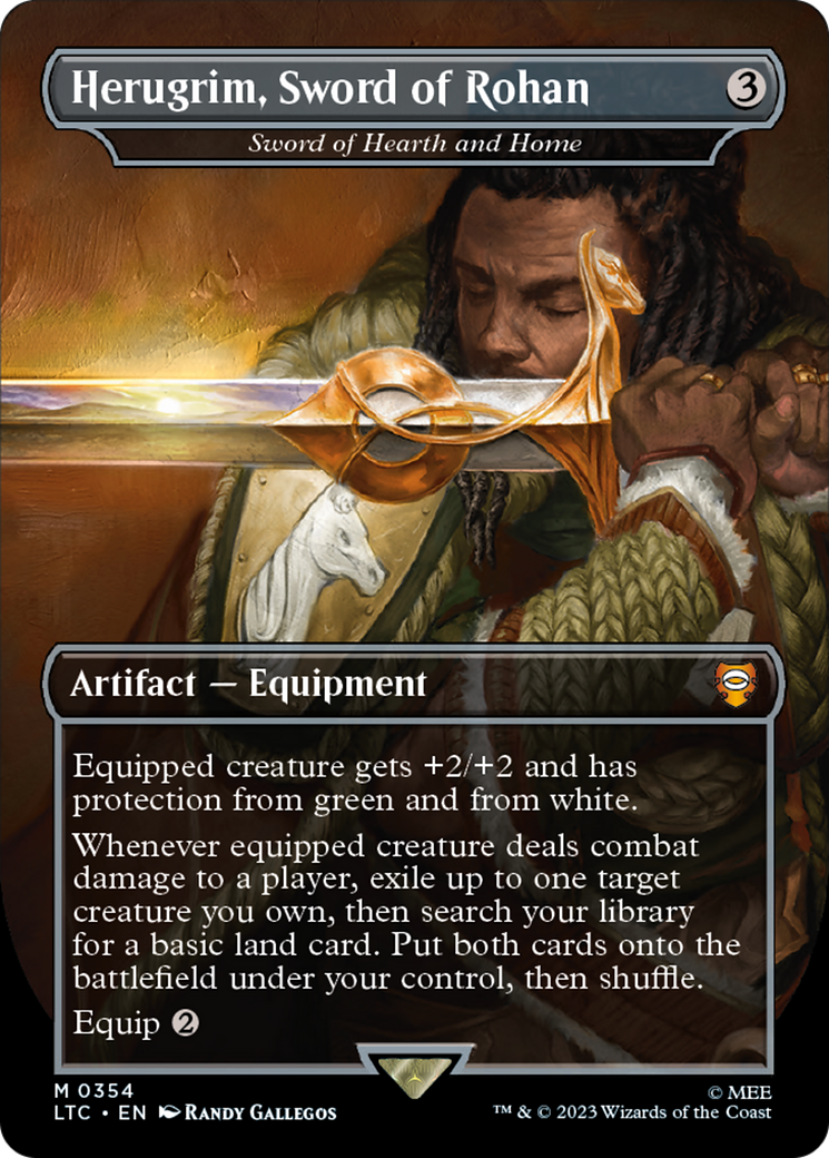 Magic: The Gathering - Sword of Hearth and Home Foil - Tales of Middle-earth Commander