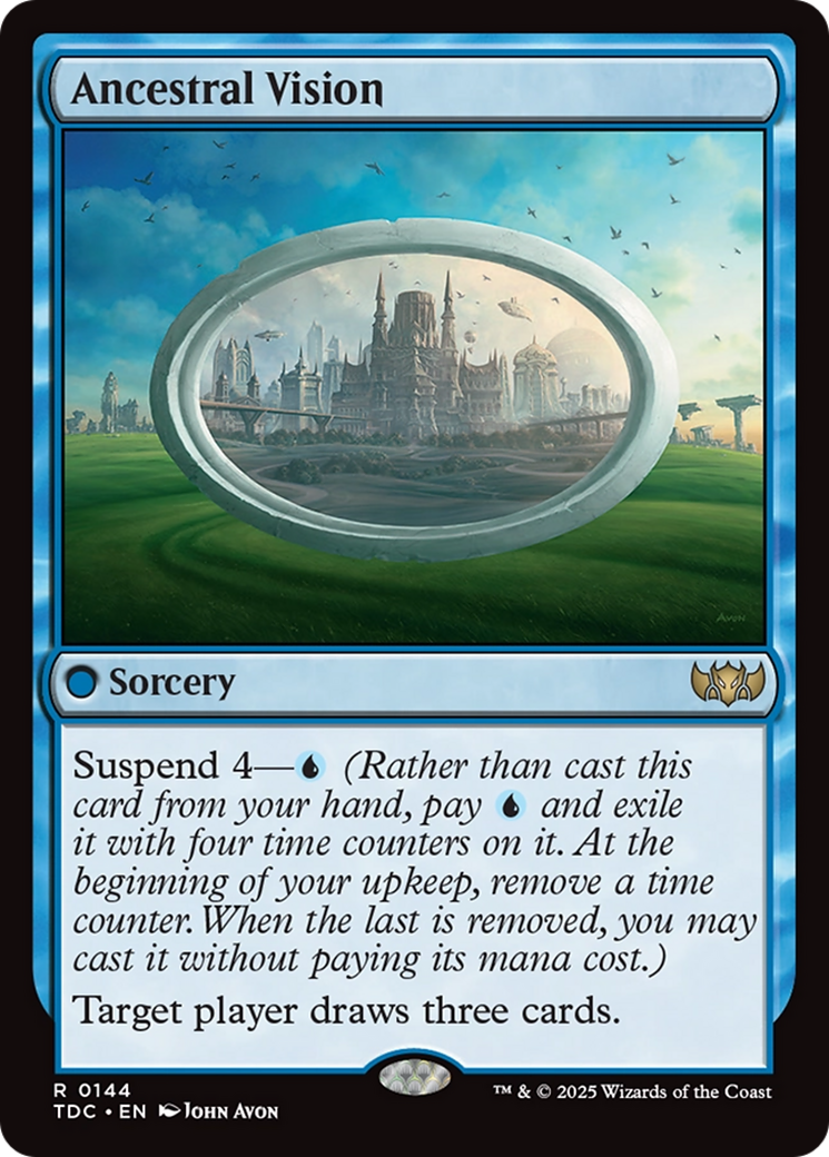 Magic: The Gathering - Ancestral Vision - Tarkir: Dragonstorm Commander