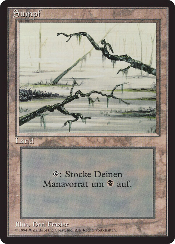 Magic: The Gathering - Sumpf - Foreign Black Border
