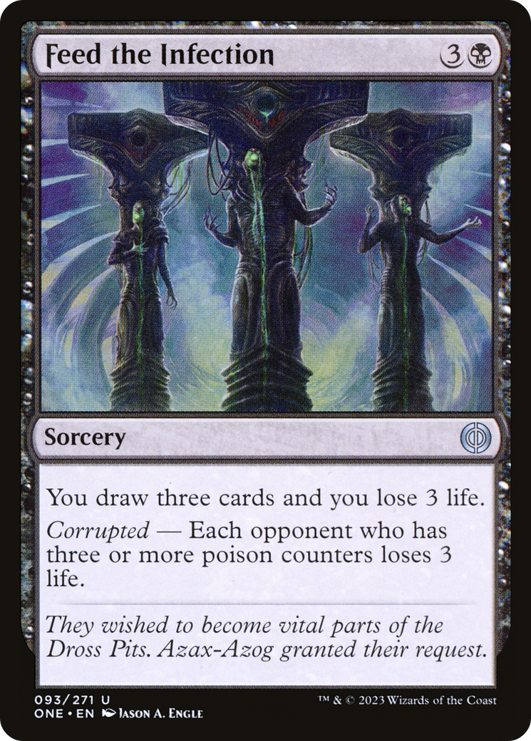 Magic: The Gathering - Feed the Infection Foil - Phyrexia: All Will Be One