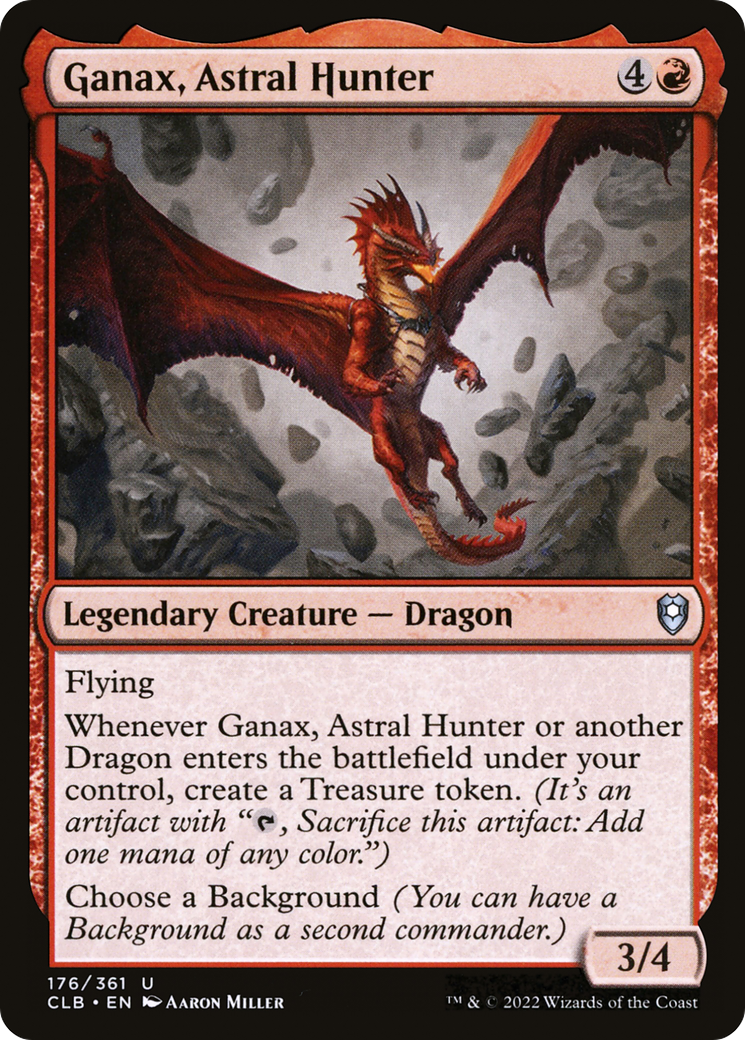 Magic: The Gathering - Ganax, Astral Hunter - Commander Legends: Battle for Baldur's Gate