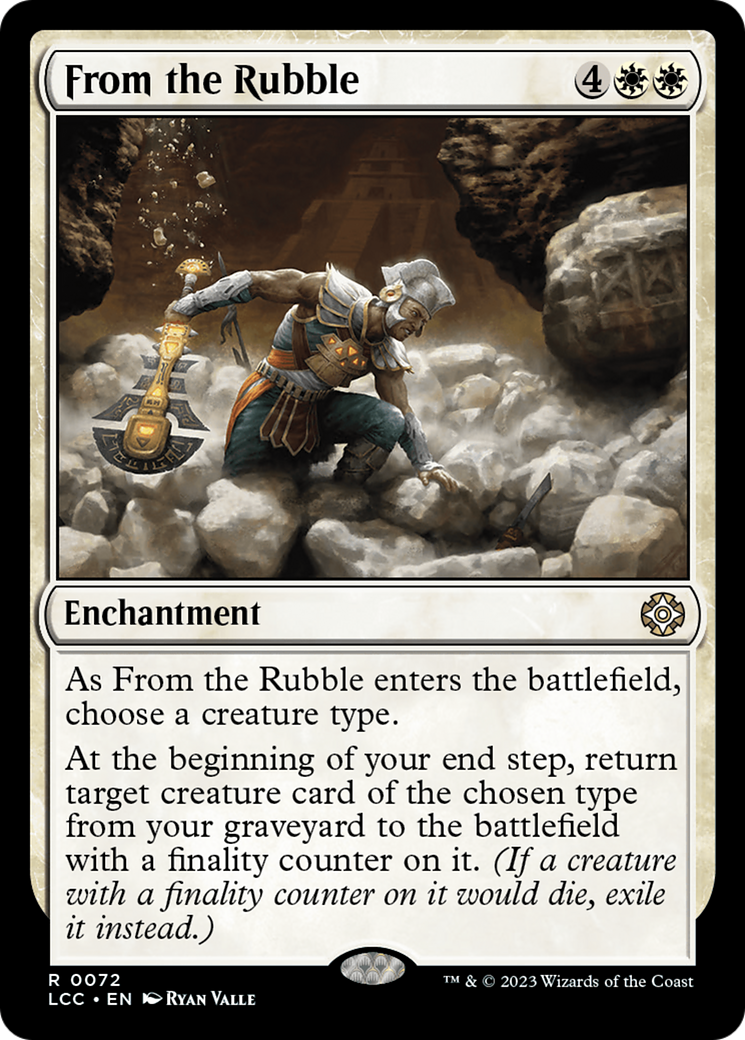 Magic: The Gathering - From the Rubble - The Lost Caverns of Ixalan Commander