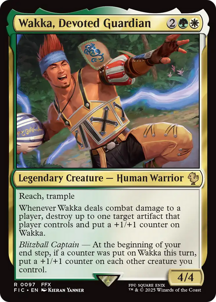 Magic: The Gathering - Wakka, Devoted Guardian - Final Fantasy Commander