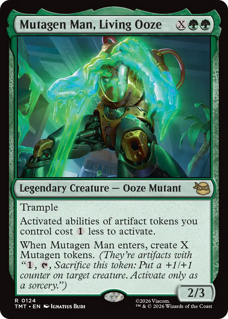 Magic: The Gathering - Mutagen Man, Living Ooze Foil - Teenage Mutant Ninja Turtles