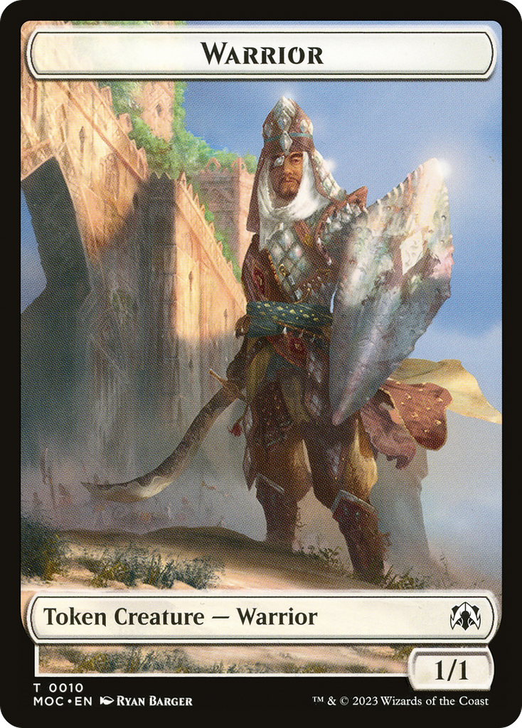 Magic: The Gathering - Warrior Token - March of the Machine Commander Tokens