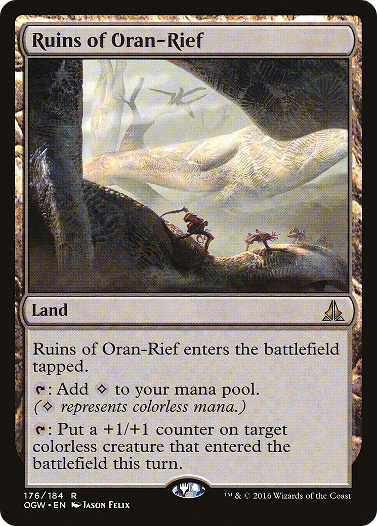 Magic: The Gathering - Ruins of Oran-Rief Foil - Oath of the Gatewatch